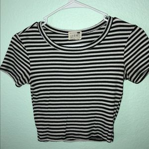 Stripped pacsun crop top